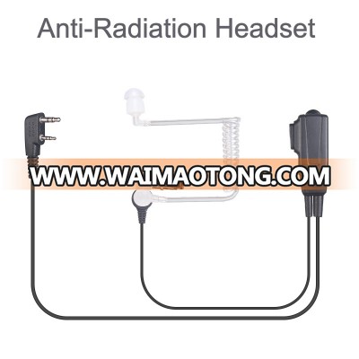 Xinchuang Air Tube PTT Transparent In-Ear Walkie Talkie Headset for Kenwood Baofeng UV5R 888S Anti-radiation K Type