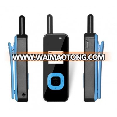 Xinchuang Mini Walkie Talkie 2W UHF 400-480MHz PTT Portable Ultra-Slim Two Way Radio With Headset