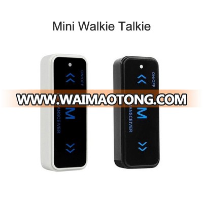 Xinchuang Ultra Mini Walkie Talkie 0.5W UHF 400-480MHz PTT Portable Radio With Headset 2PCS